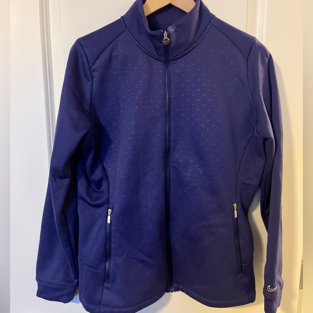 Nike purple thermal full zip